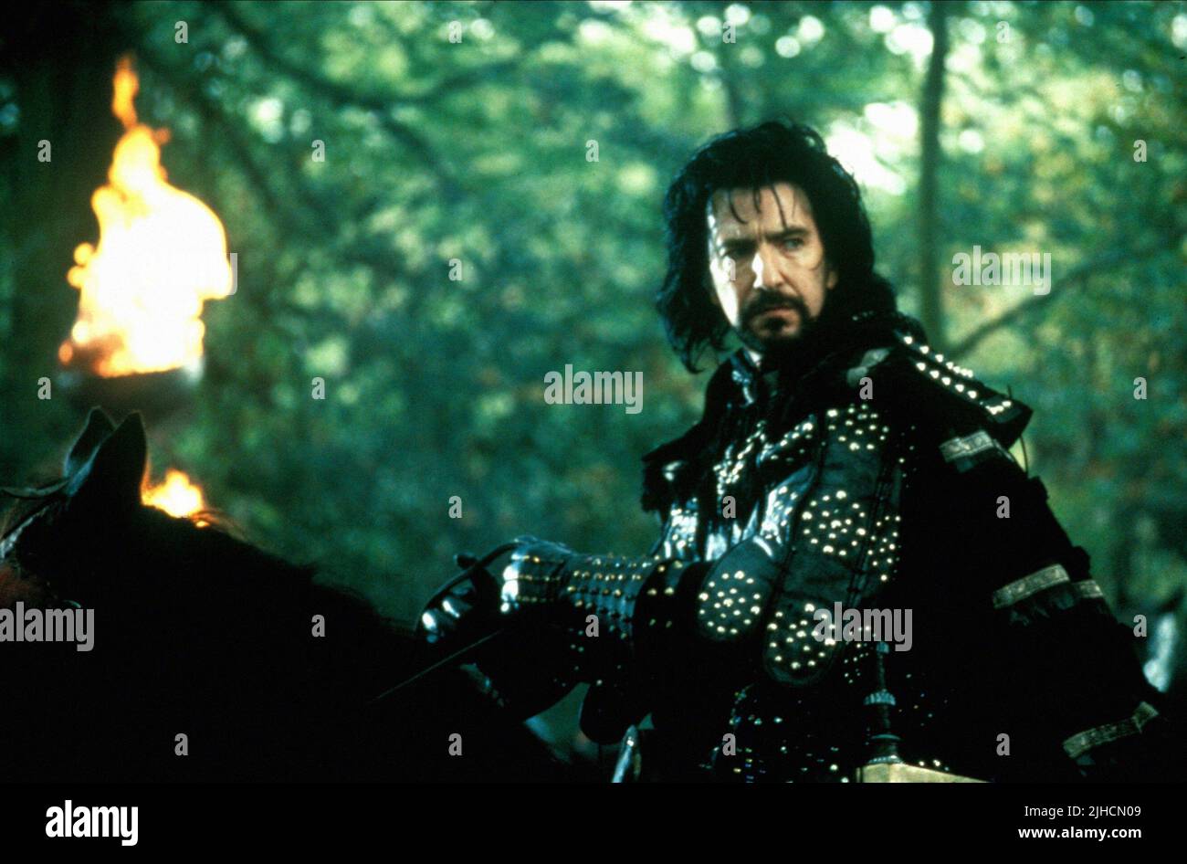 ALAN RICKMAN, Robin Hood il principe dei ladri, 1991 Foto Stock
