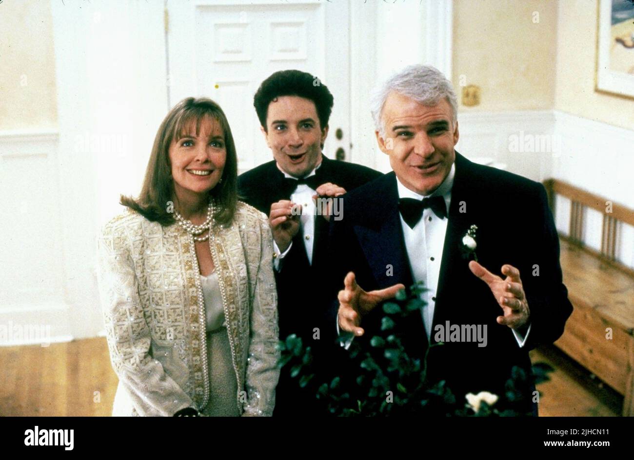 DIANE KEATON, Martin Short, Steve Martin, padre della sposa, 1991 Foto Stock