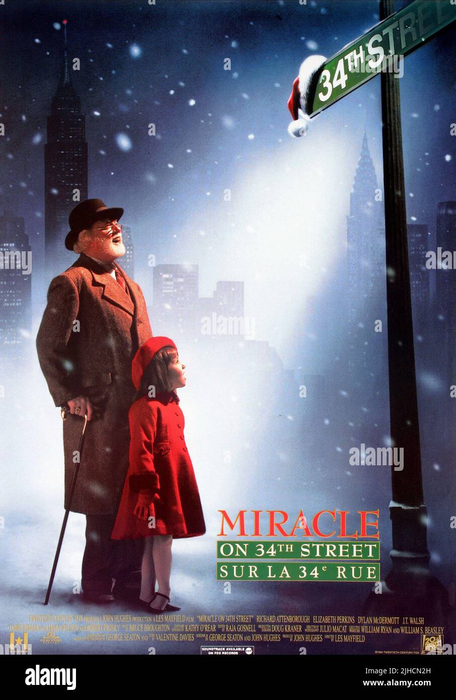 RICHARD ATTENBOROUGH, POSTER BOY, miracolo su 34TH STREET, 1994 Foto Stock