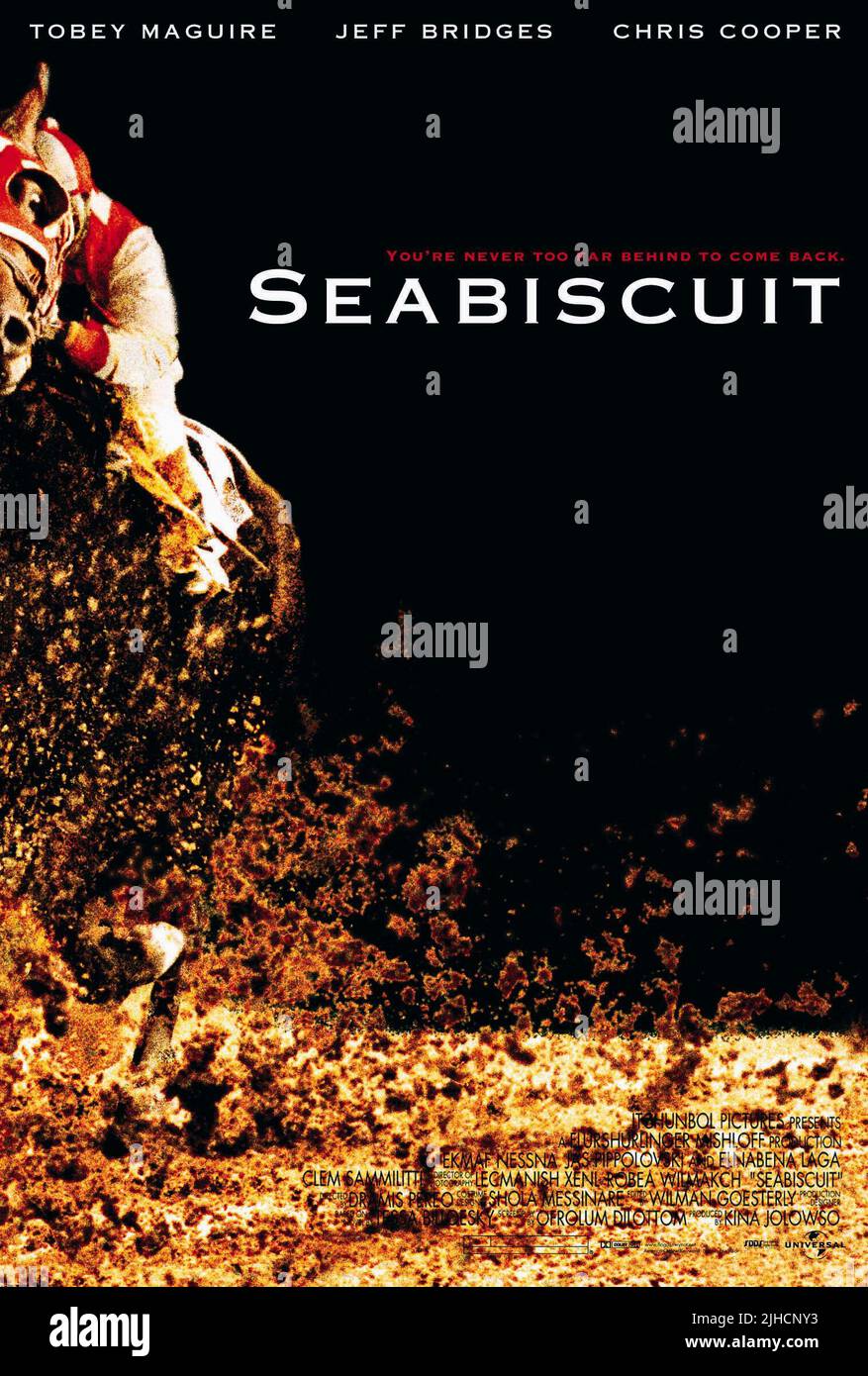 POSTER DEL FILM, SEABISCUIT, 2003 Foto Stock