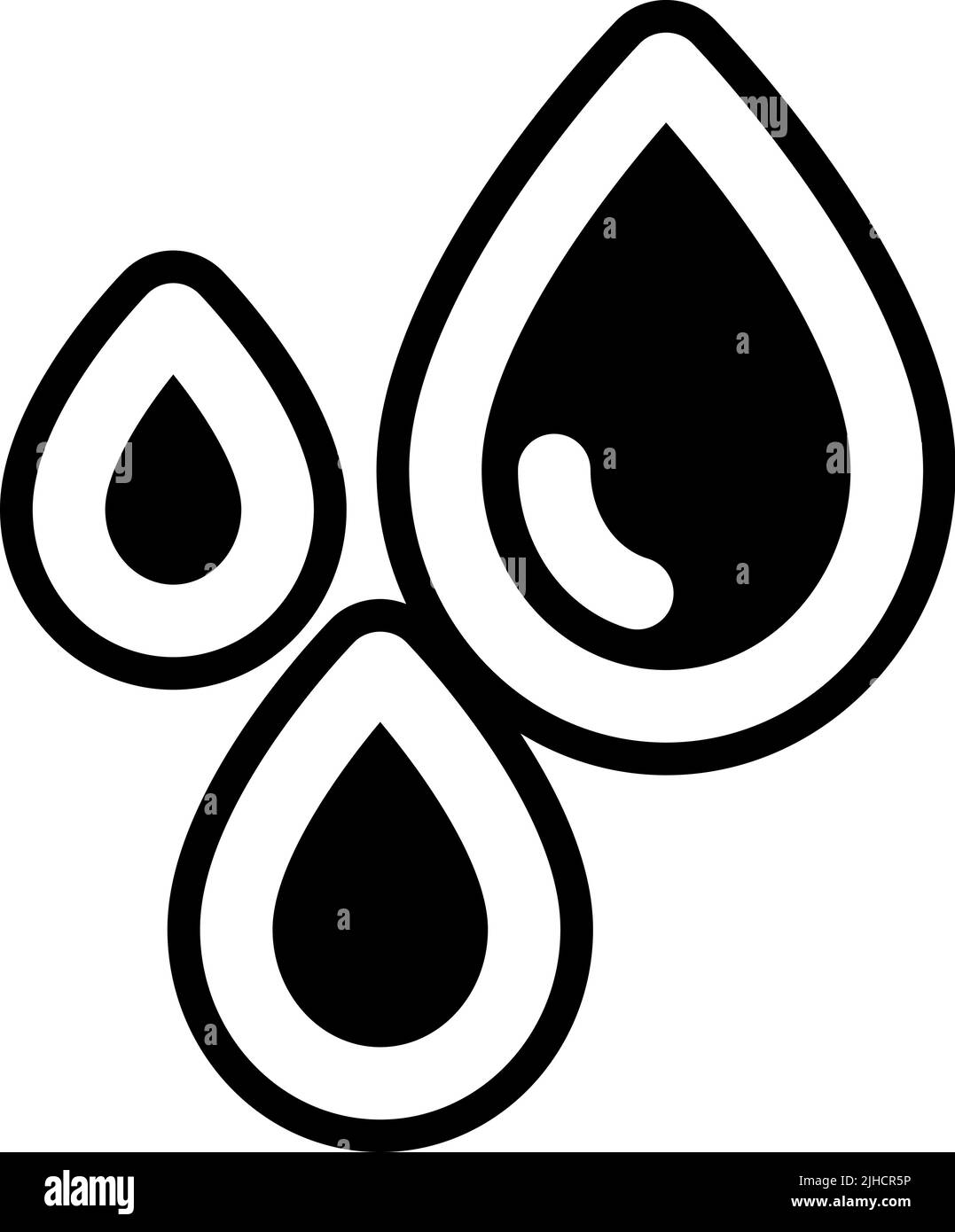 Bagno attrezzatura goccia d'acqua. Illustrazione Vettoriale