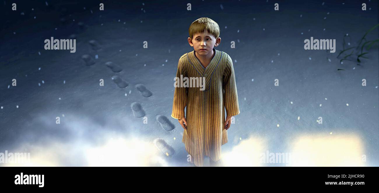 RAGAZZO SOLITARIO, IL POLAR EXPRESS, 2004 Foto Stock
