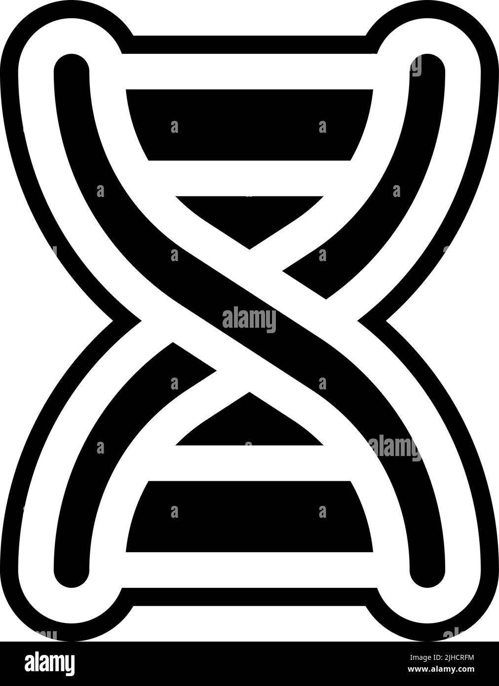 dna biochimico . Illustrazione Vettoriale