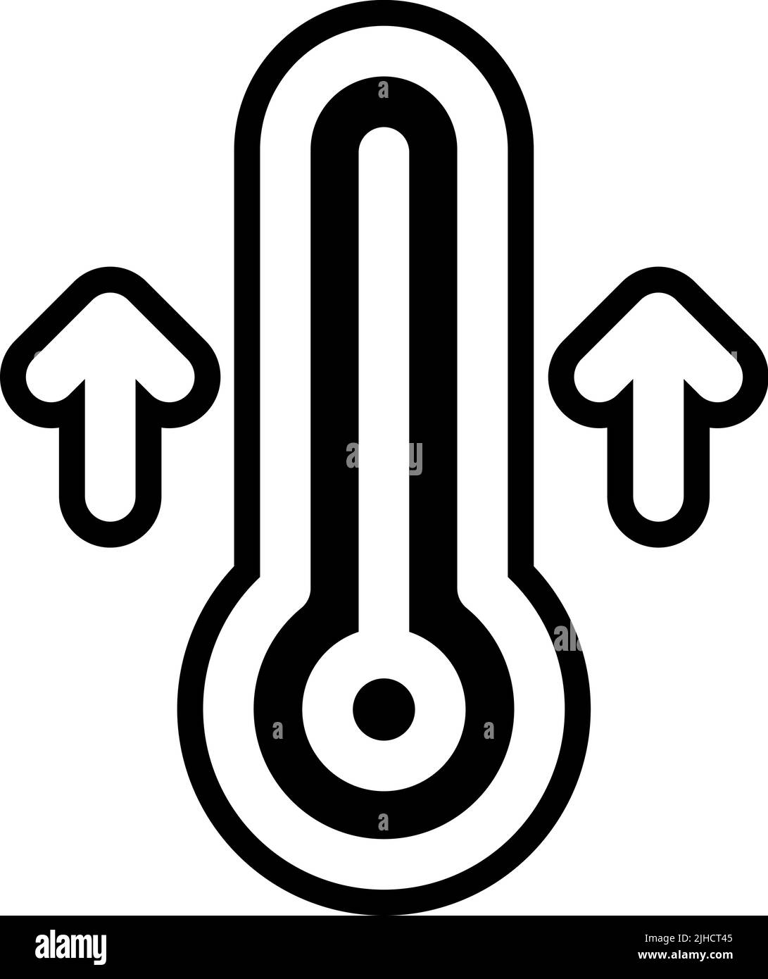 Sintomi di coronavirus febbre . Illustrazione Vettoriale