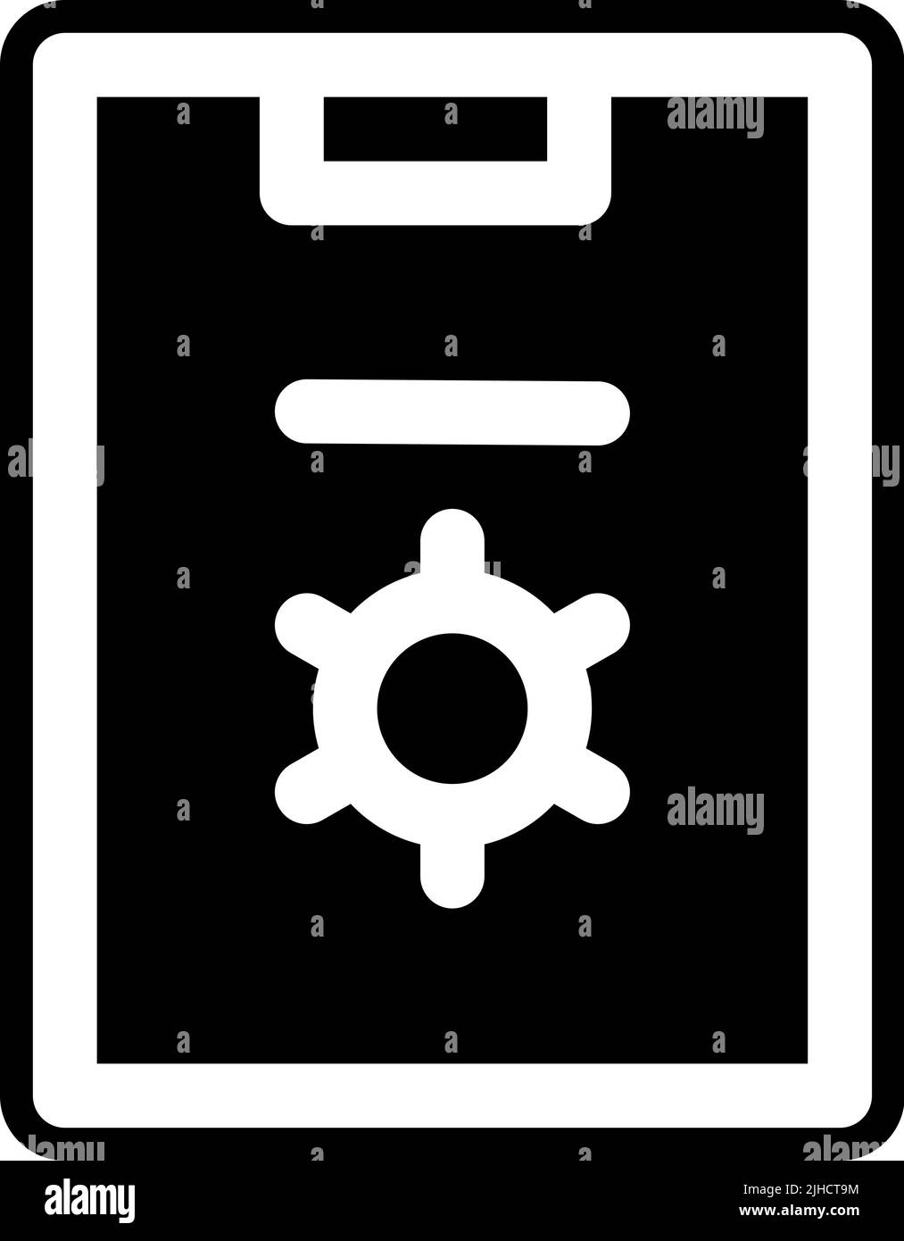 Diagnosi dei sintomi del coronavirus. Illustrazione Vettoriale