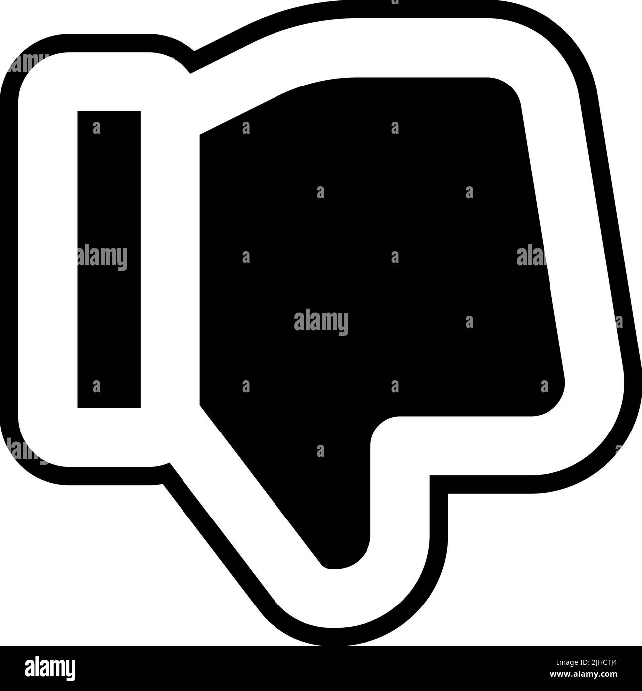 Il servizio clienti non è gradisca. Illustrazione Vettoriale