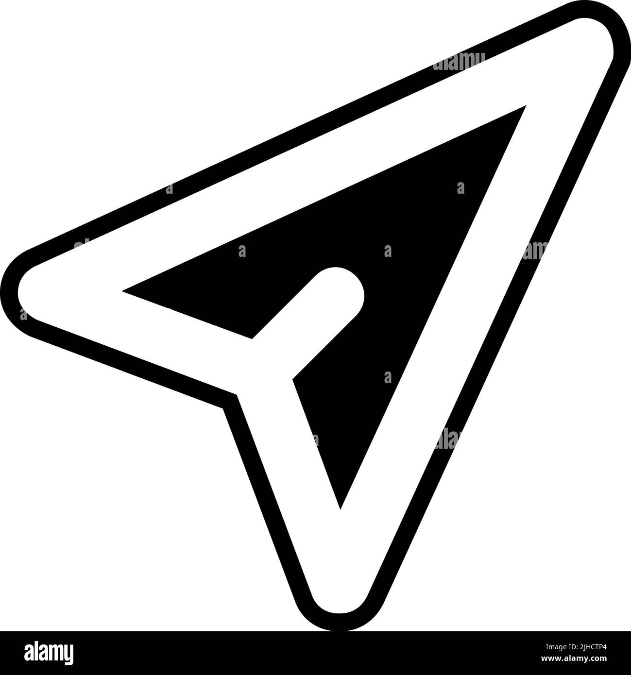 Servizio di assistenza al cliente aereo su carta . Illustrazione Vettoriale