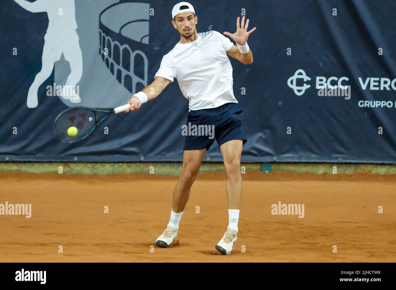 Verona, 17th luglio 2022 - ATP Challenger tour - Internazionali Tennis Città di Verona - finale tra Pedro Cachin e Francesco Maestrelli Foto Stock