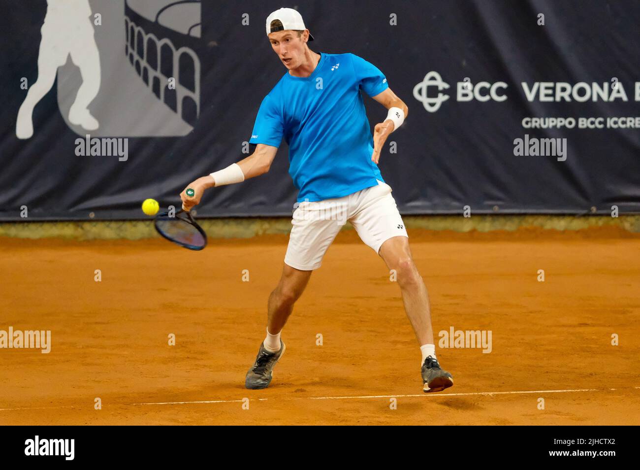 Verona, 17th luglio 2022 - ATP Challenger tour - Internazionali Tennis Città di Verona - finale tra Pedro Cachin e Francesco Maestrelli Foto Stock