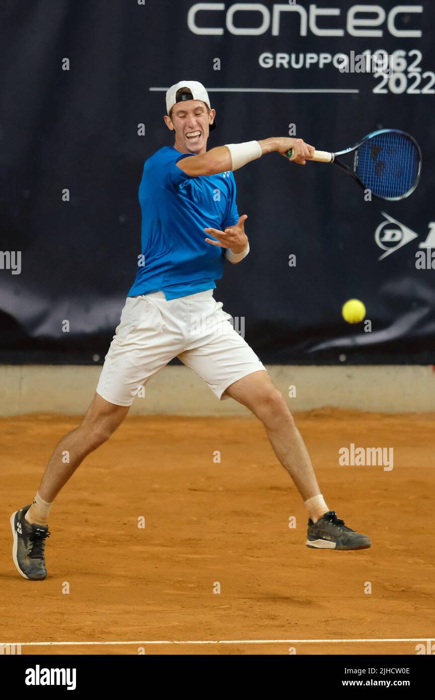 Verona, 17th luglio 2022 - ATP Challenger tour - Internazionali Tennis Città di Verona - finale tra Pedro Cachin e Francesco Maestrelli Foto Stock