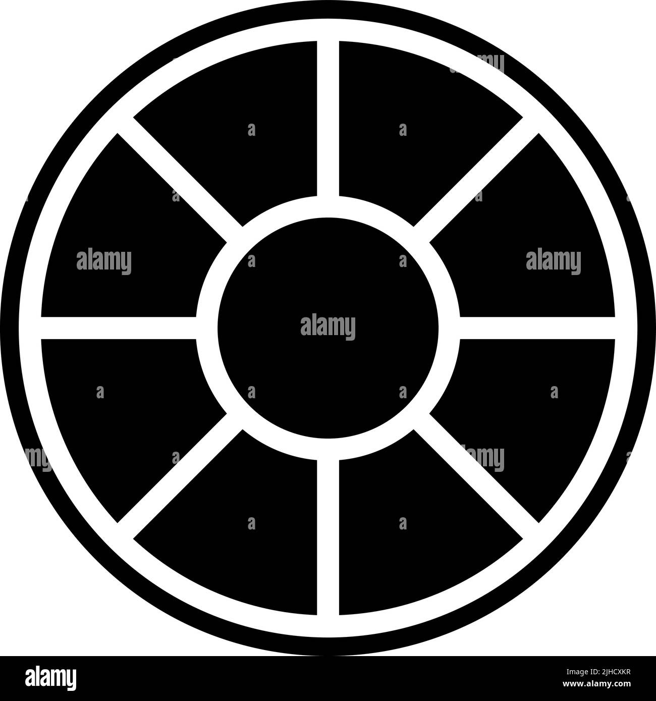Tavolozza dei colori per il design grafico . Illustrazione Vettoriale