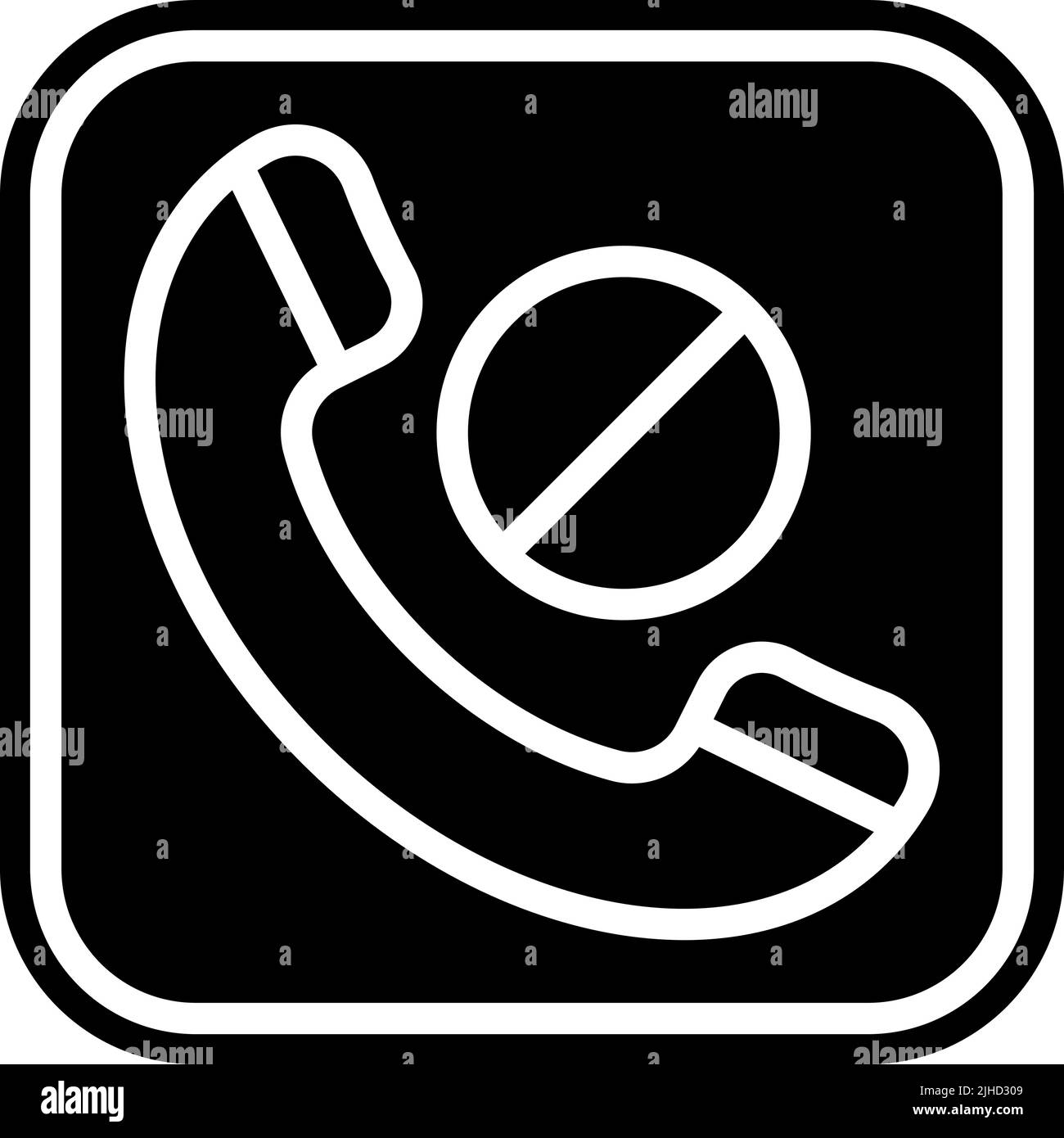 Telefono bloccato . Illustrazione Vettoriale