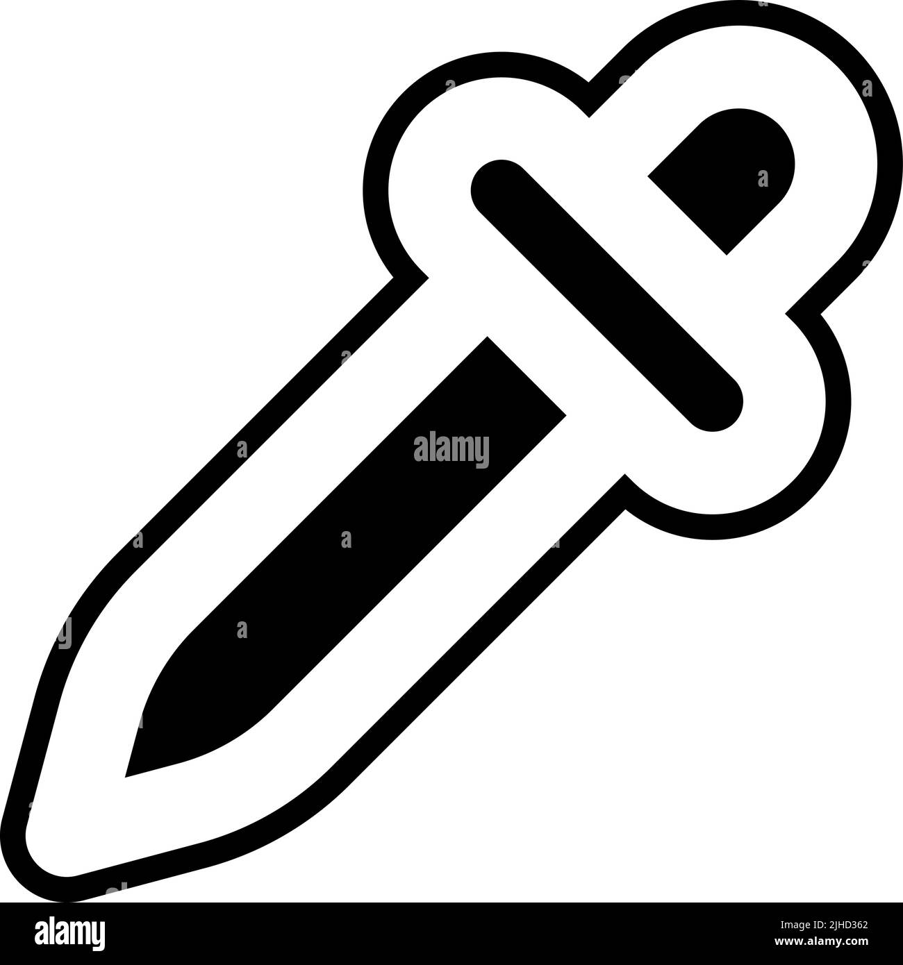 Contagocce per fotografia . Illustrazione Vettoriale