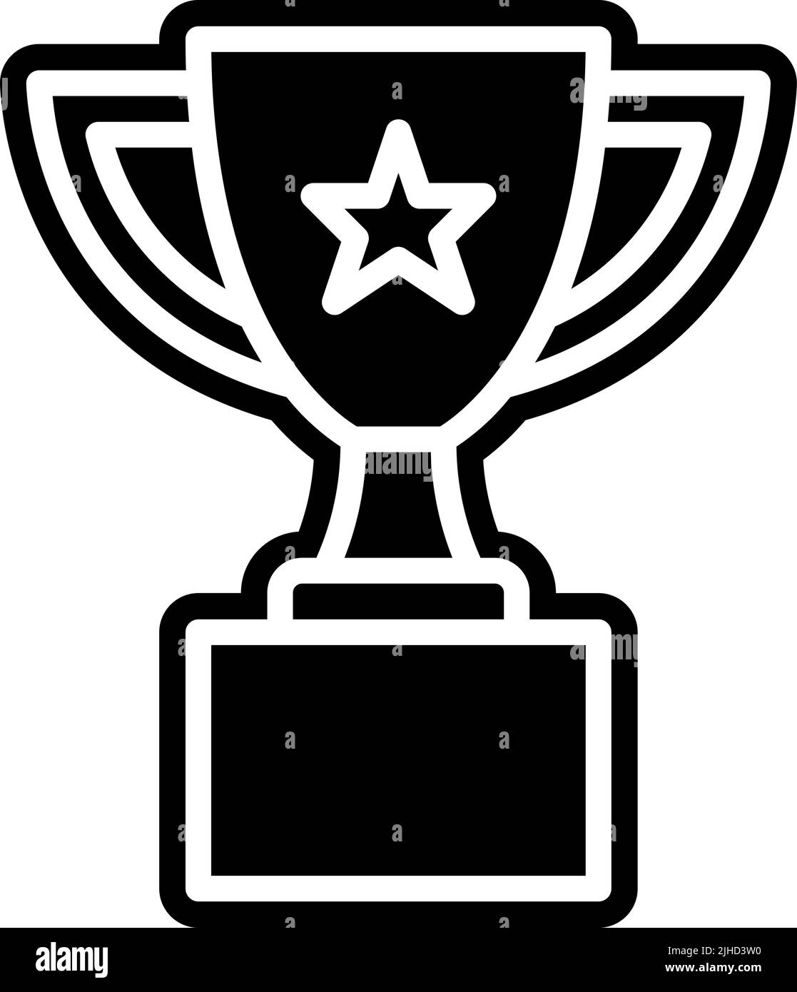 Trofeo di gara . Illustrazione Vettoriale