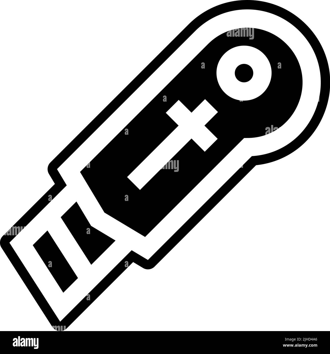 Taglierina per cancelleria . Illustrazione Vettoriale