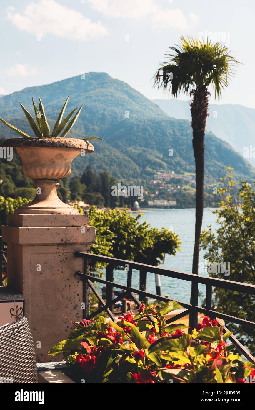 Escursioni attraverso il lago di Como Foto Stock