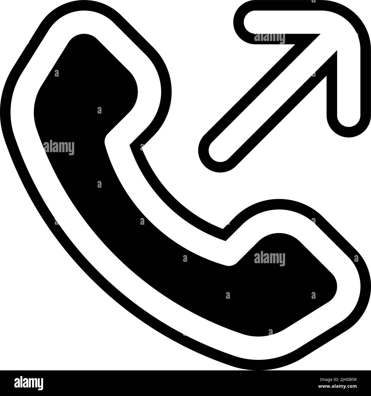Schermata iniziale chiamata in uscita . Illustrazione Vettoriale Schermata iniziale chiamata in uscita . Illustrazione Vettoriale