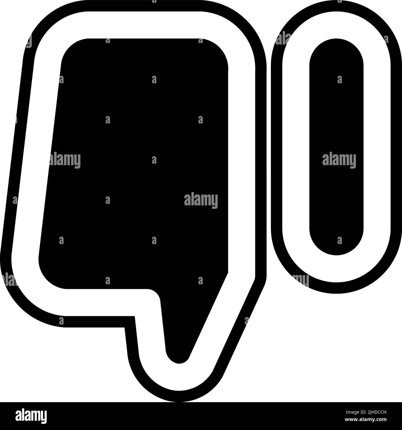 L'interfaccia utente si abbassa . Illustrazione Vettoriale