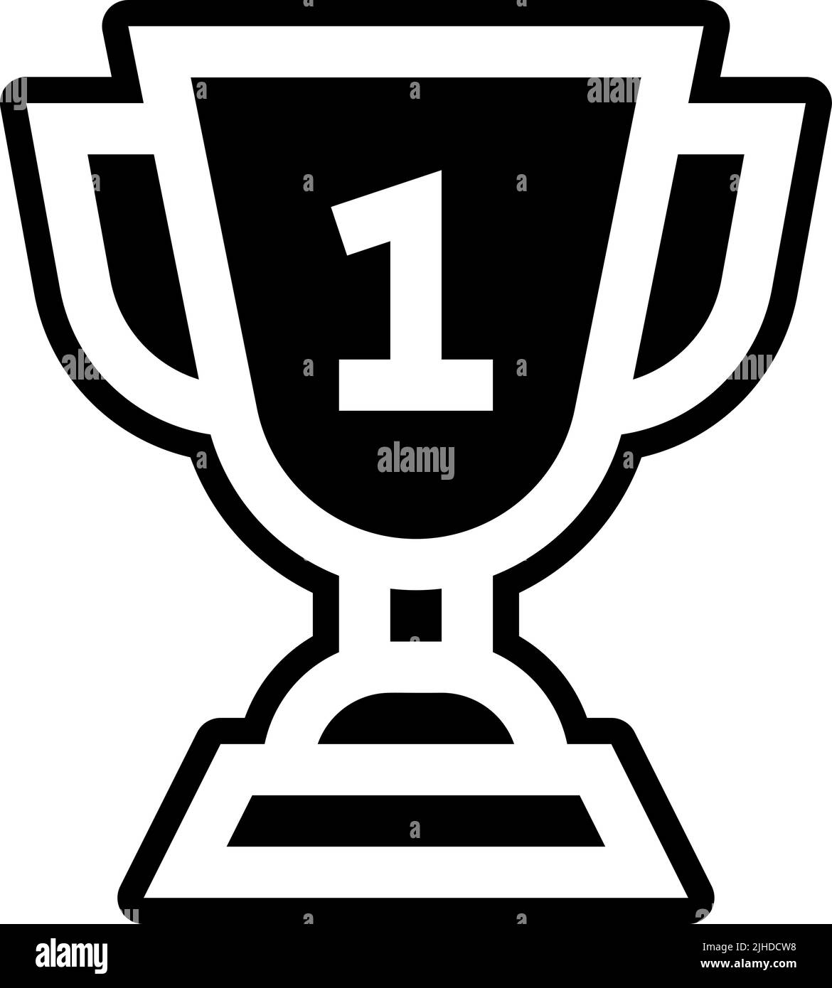 Voto trofeo elezioni . Illustrazione Vettoriale