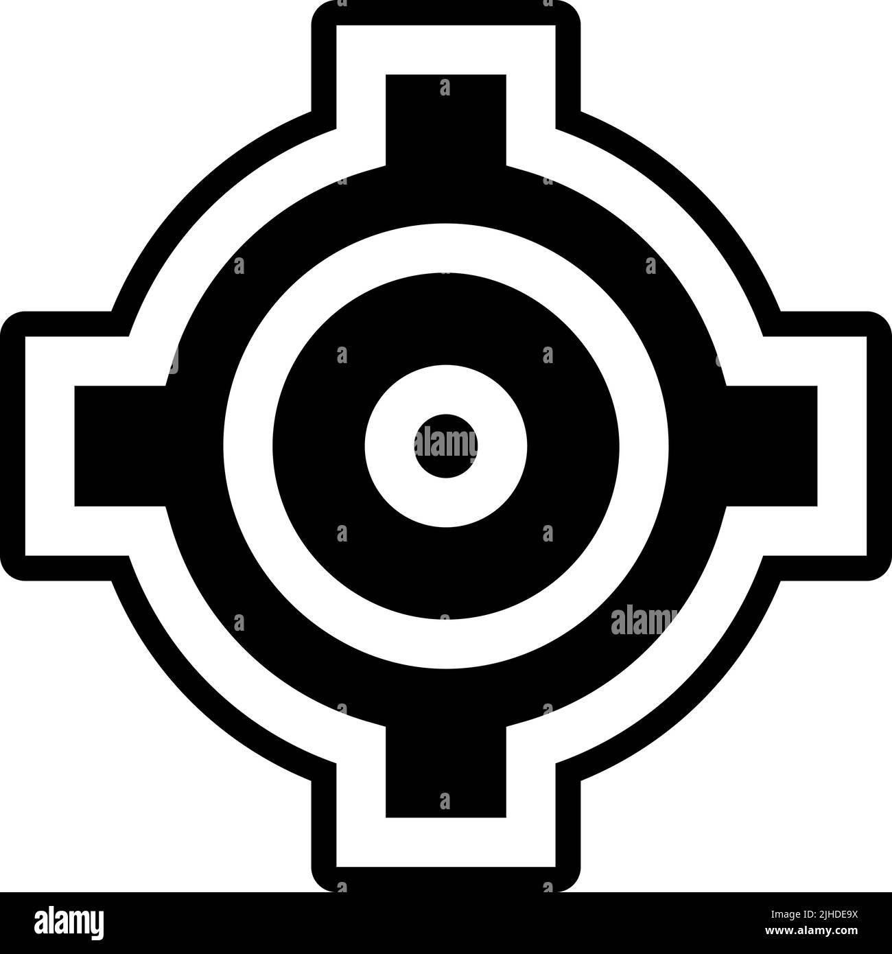 Target interfaccia utente . Illustrazione Vettoriale