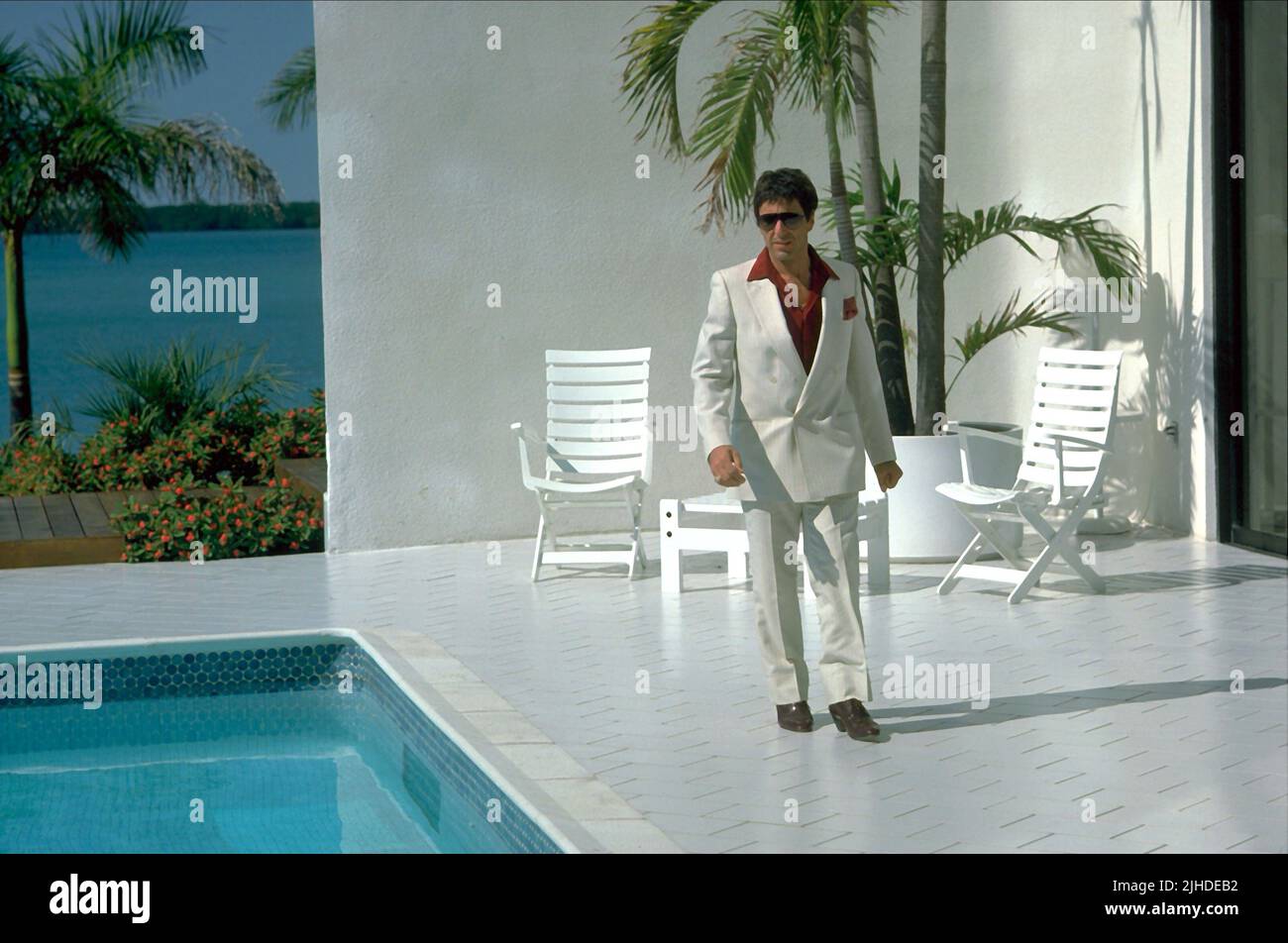 AL PACINO, Scarface, 1983 Foto Stock