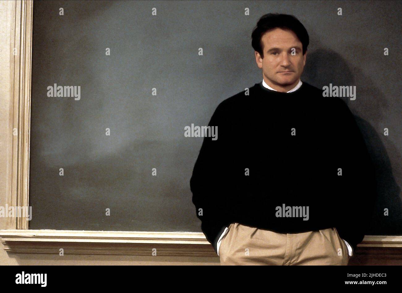 ROBIN WILLIAMS, DEAD POETS Society, 1989 Foto Stock