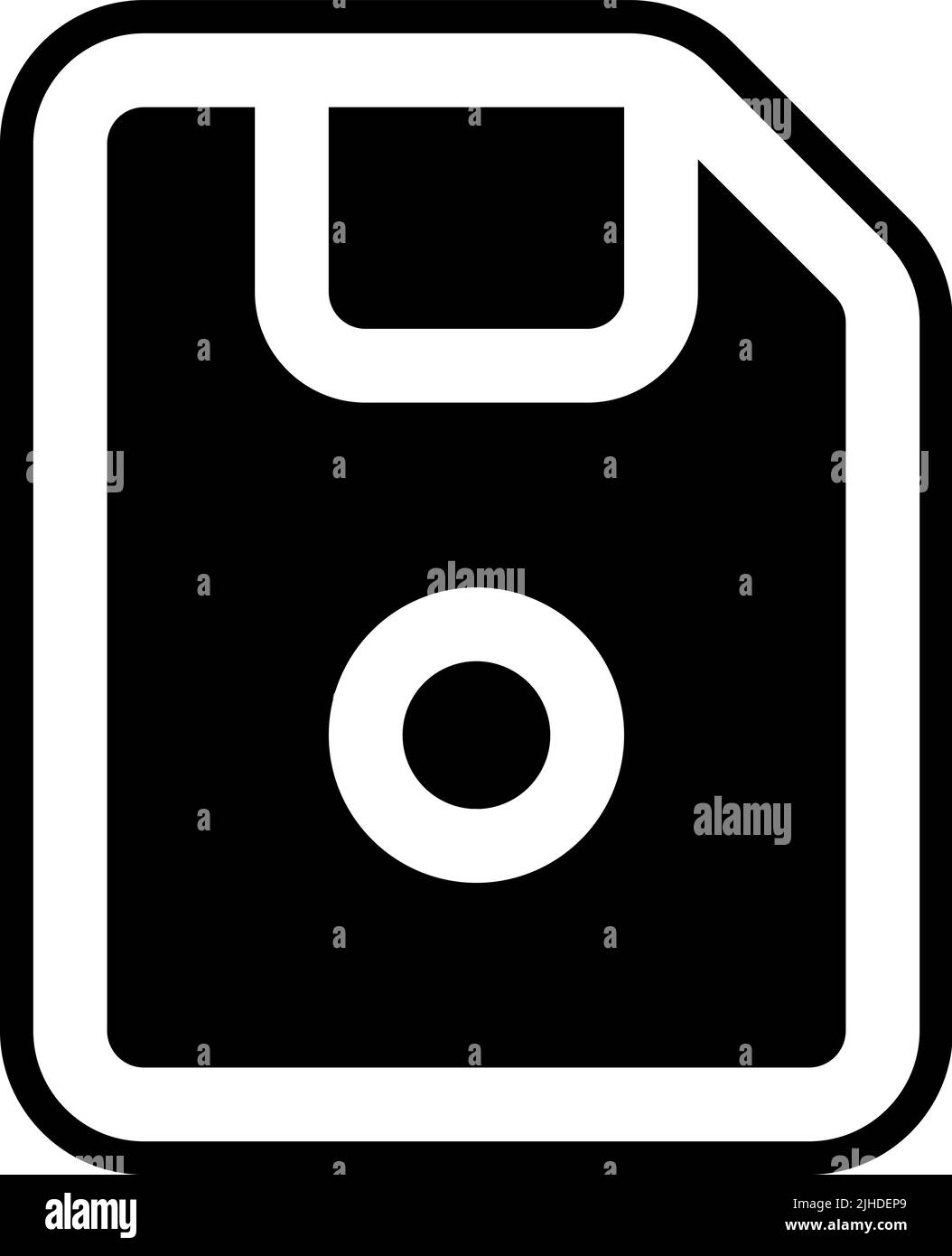 Interfaccia utente floppy disk . Illustrazione Vettoriale