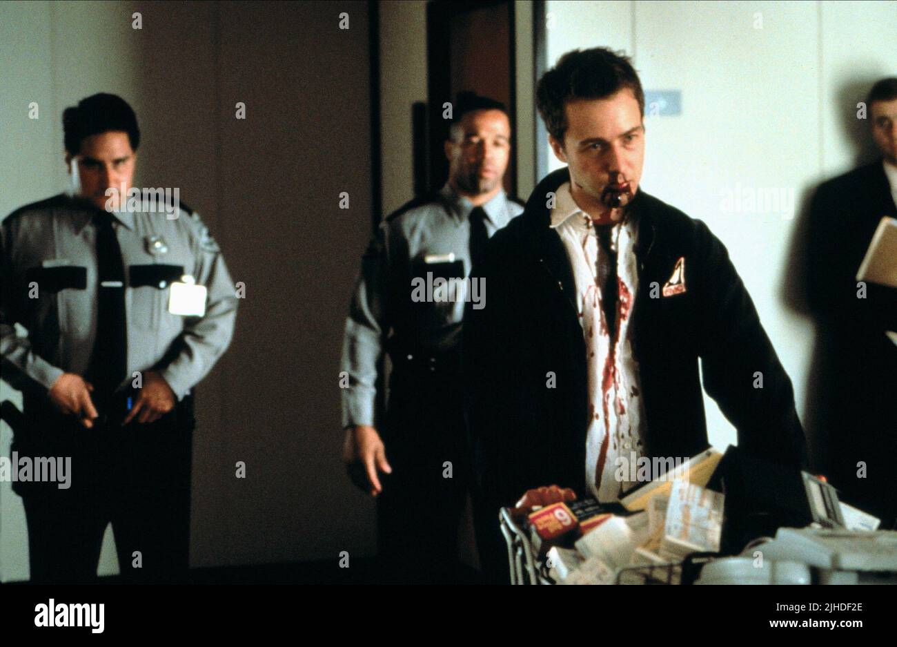 EDWARD NORTON, FIGHT CLUB, 1999 Foto Stock