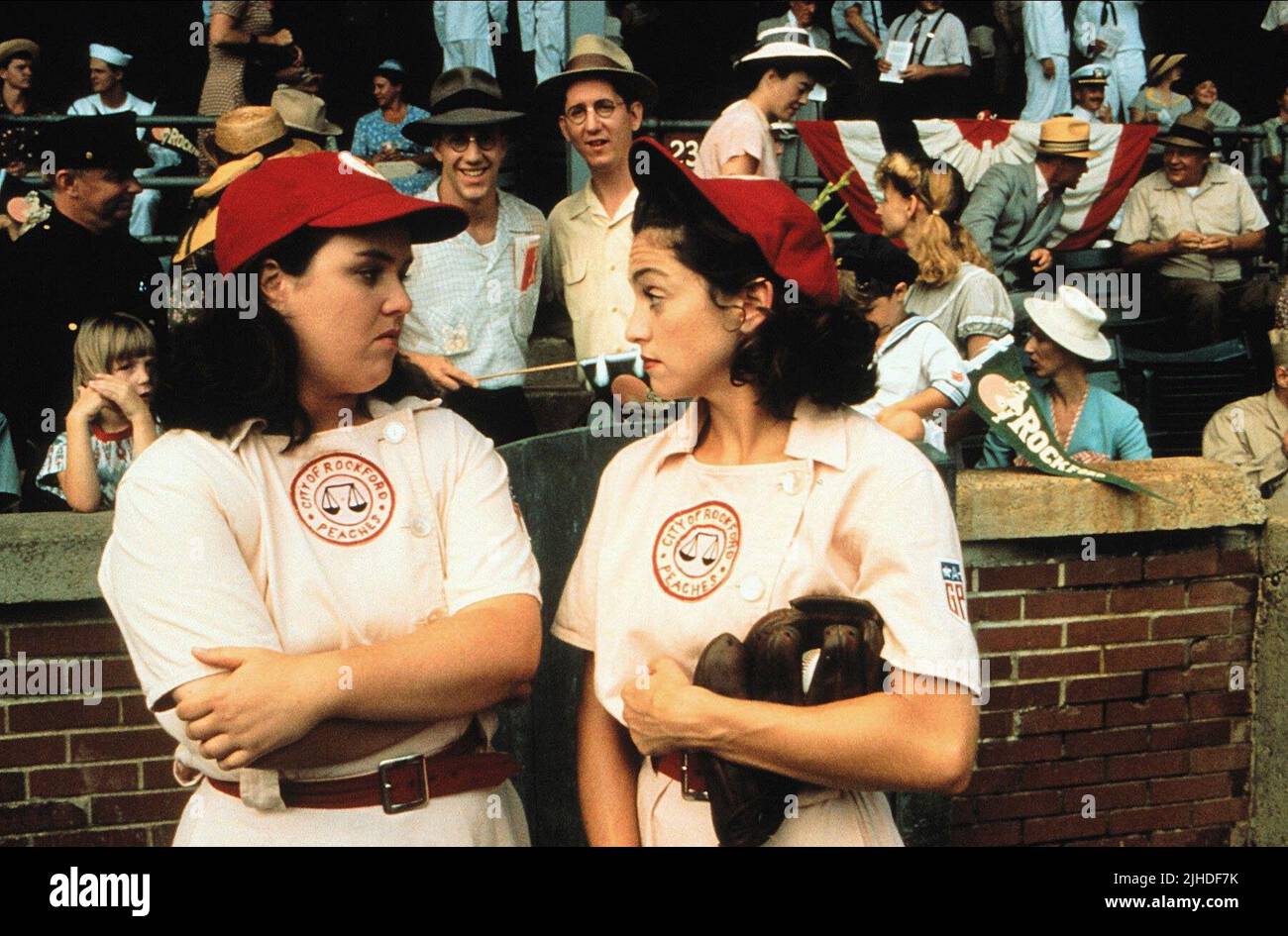 ROSIE O'DONNELL, MADONNA, una lega dei loro propri, 1992 Foto Stock