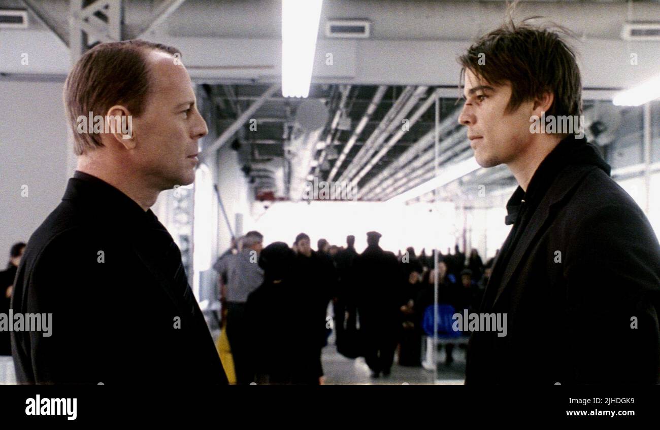 BRUCE WILLIS, Josh Hartnett, numero fortunato SLEVIN, 2006 Foto Stock