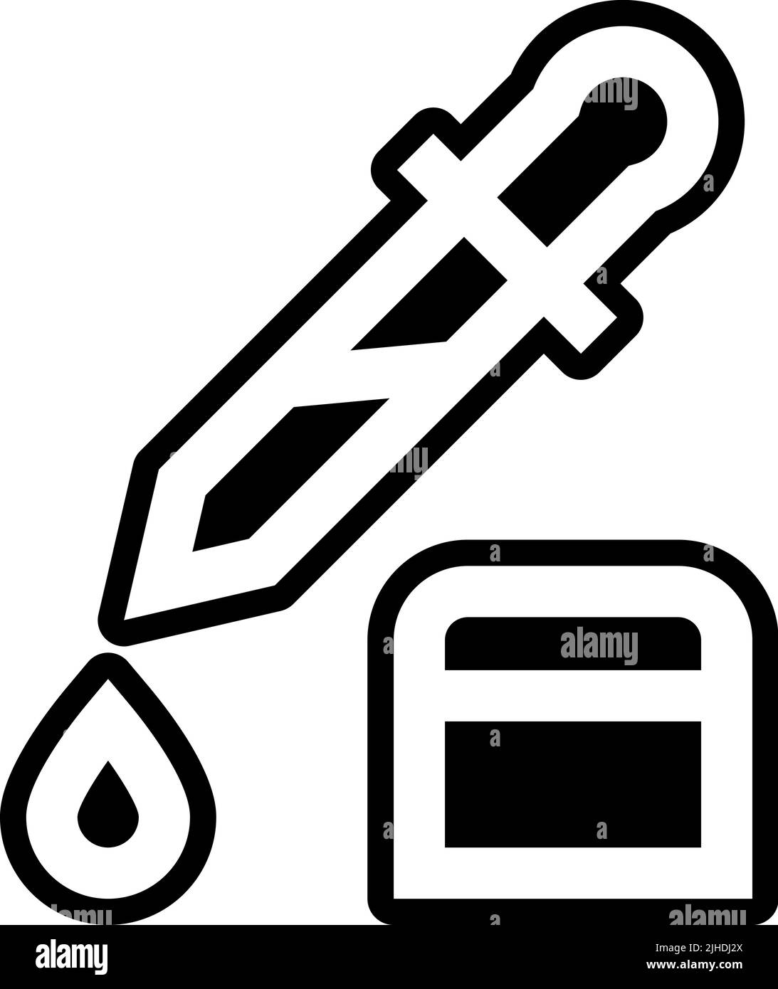 Inchiostro fai da te e artigianato . Illustrazione Vettoriale