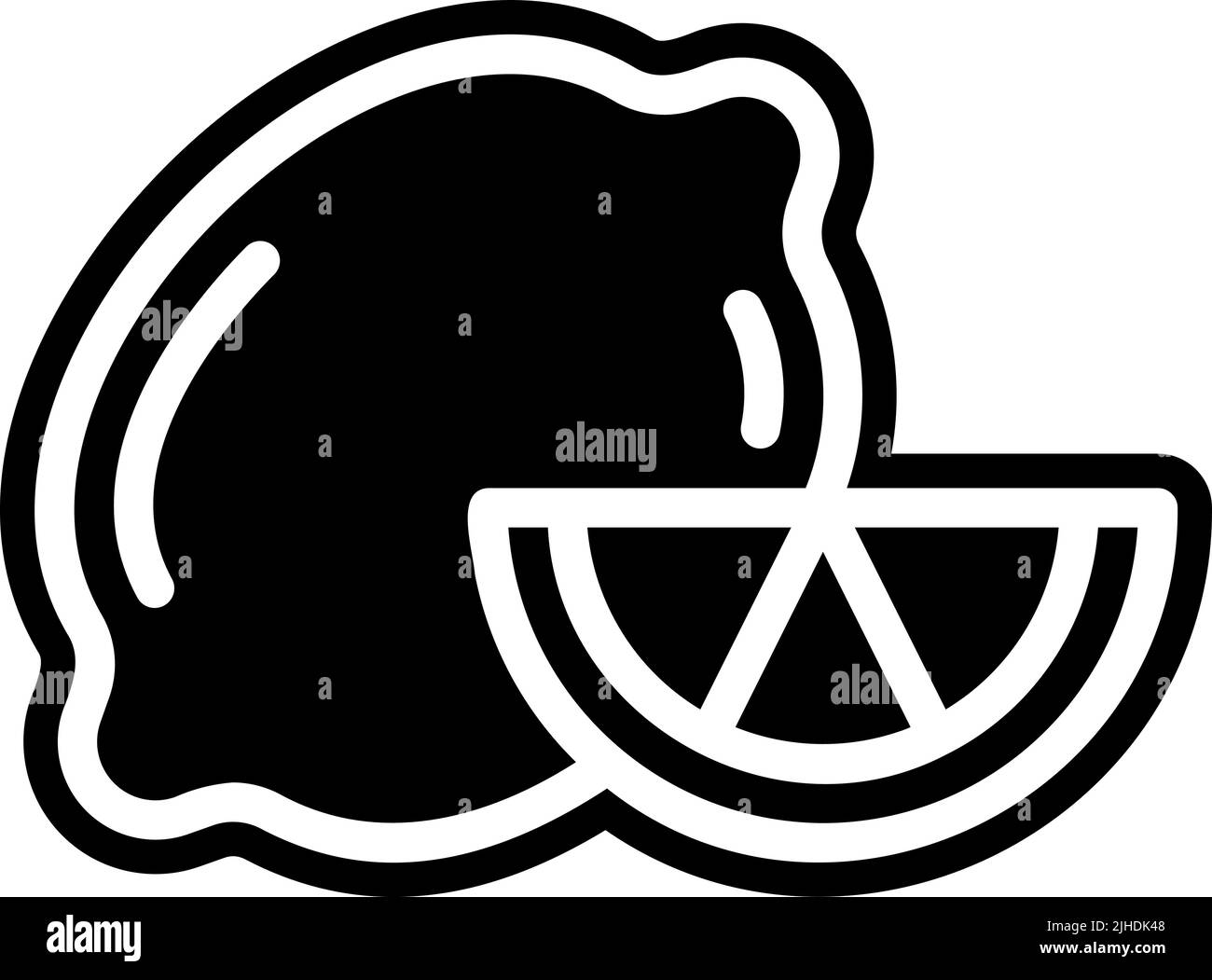 Limone di frutta . Illustrazione Vettoriale