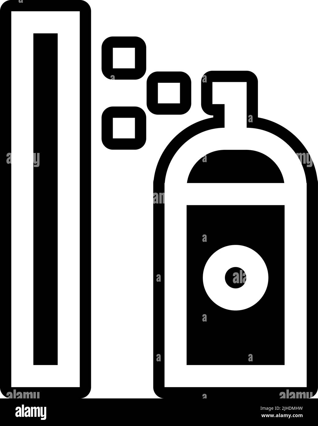 Spray fai-da-te e artigianato . Illustrazione Vettoriale