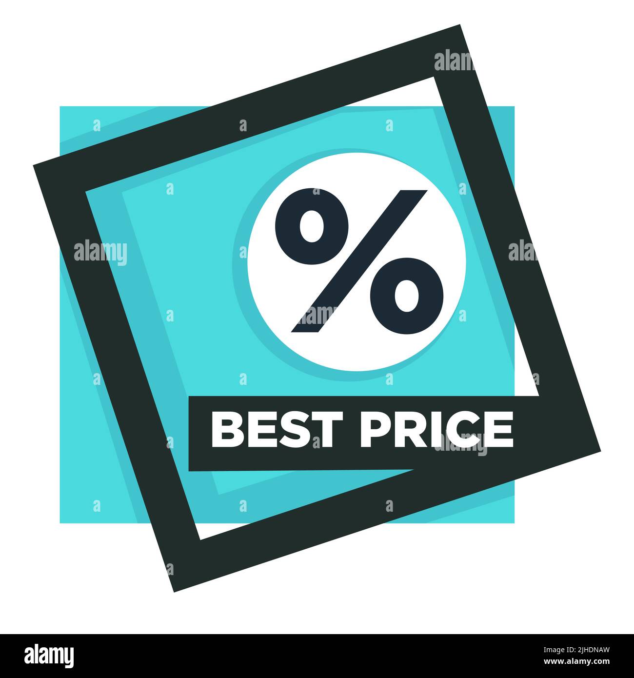 Sconti il miglior prezzo di sconto Icon isolato fine settimana di vendita e di sconto Illustrazione Vettoriale