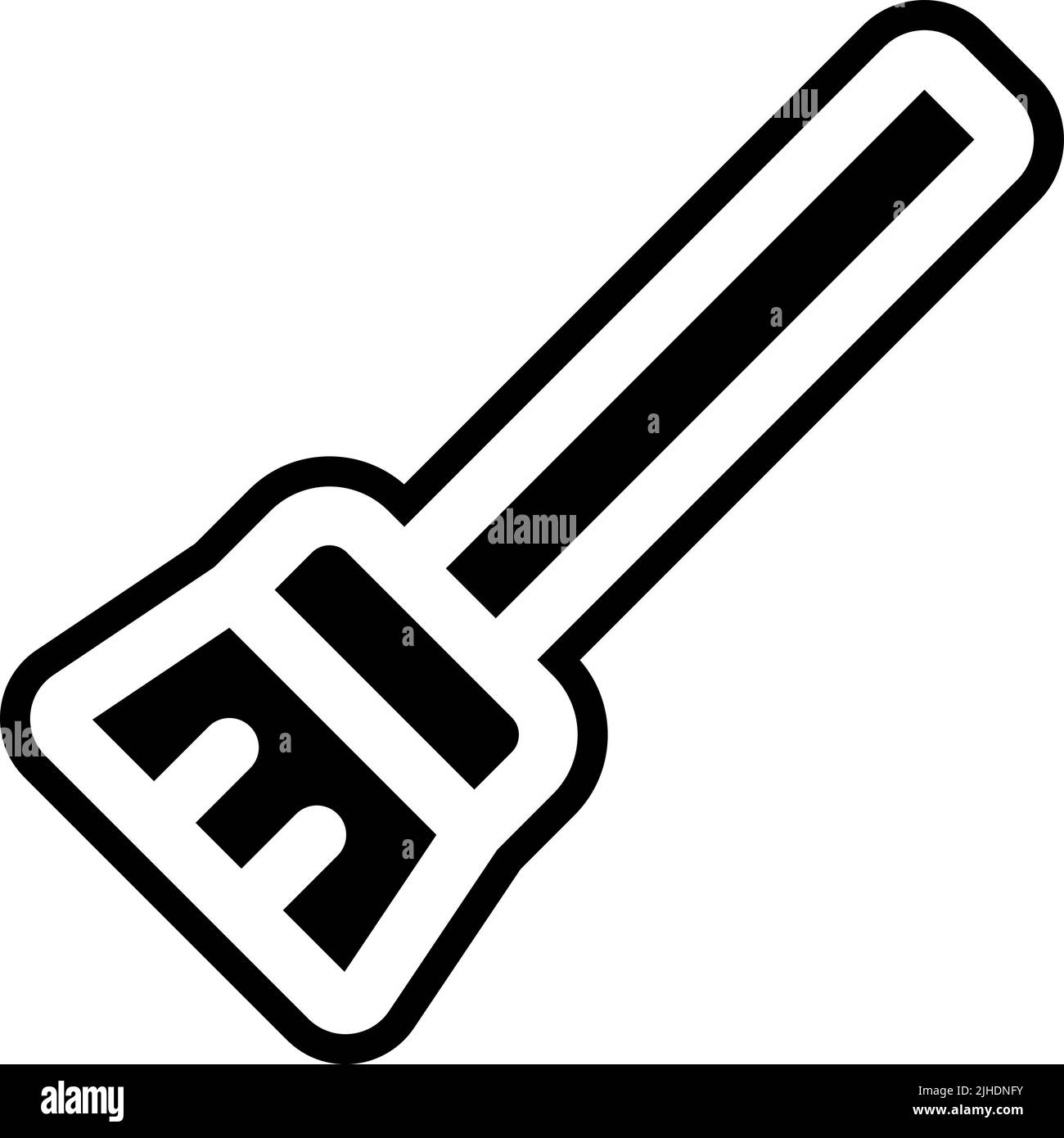 Scopa per roba domestico . Illustrazione Vettoriale