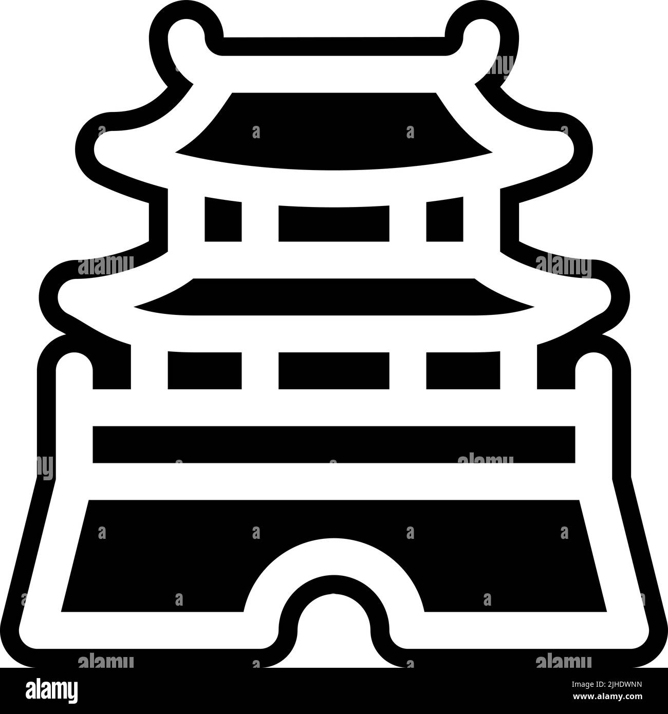 Tempio dei templi . Illustrazione Vettoriale