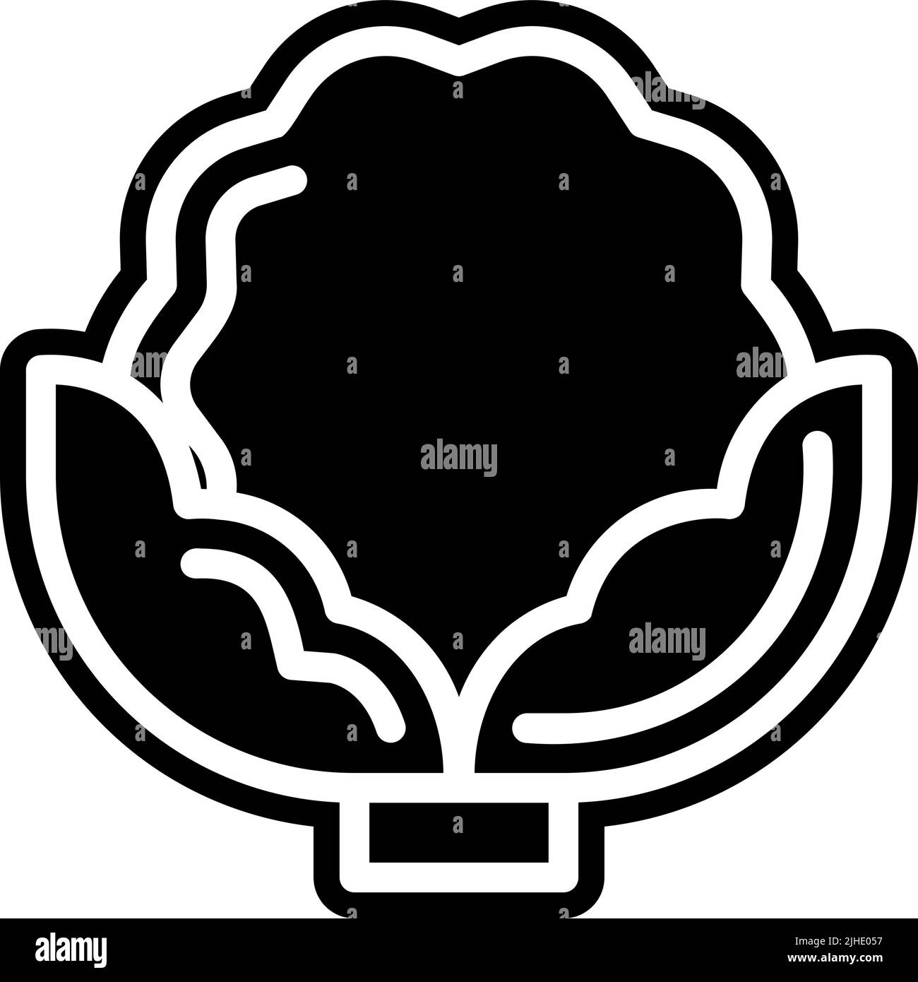 Cavolfiore di verdure e insalate. Illustrazione Vettoriale