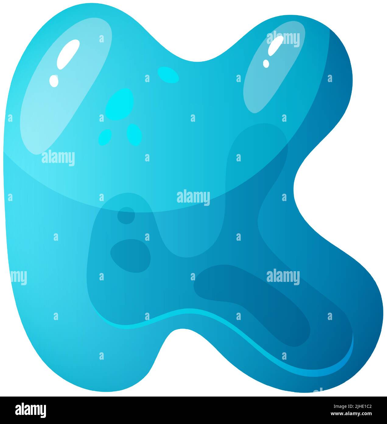 Jelly alfabeti colorati, alfabeto comico per bambini. Carattere Jelly Bright. Tipo di bambini per eventi, promozioni. Illustrazione Vettoriale