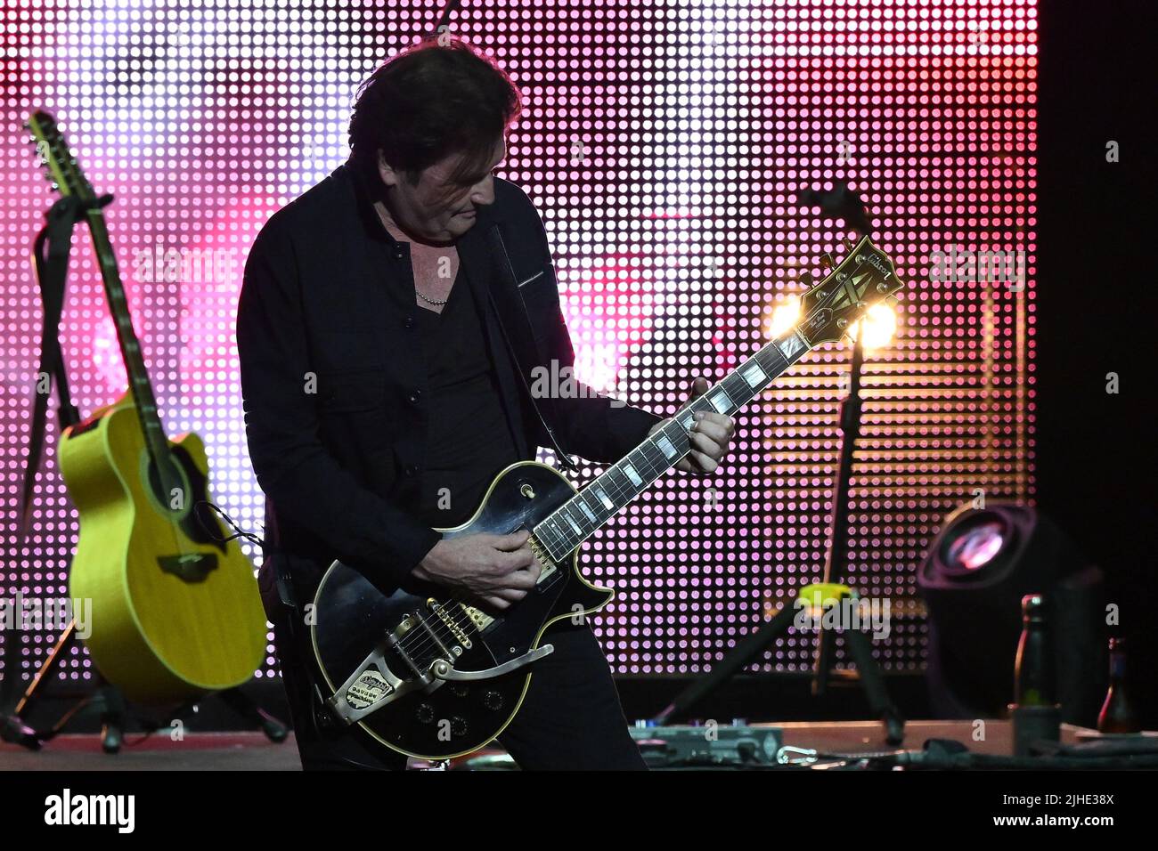 Roma, Italia. 17th luglio 2022. Simple Minds durante il 40 Years of Hits Tour, 17th luglio 2022, presso l'Auditorium Parco della Musica di Roma. Credit: Independent Photo Agency/Alamy Live News Foto Stock
