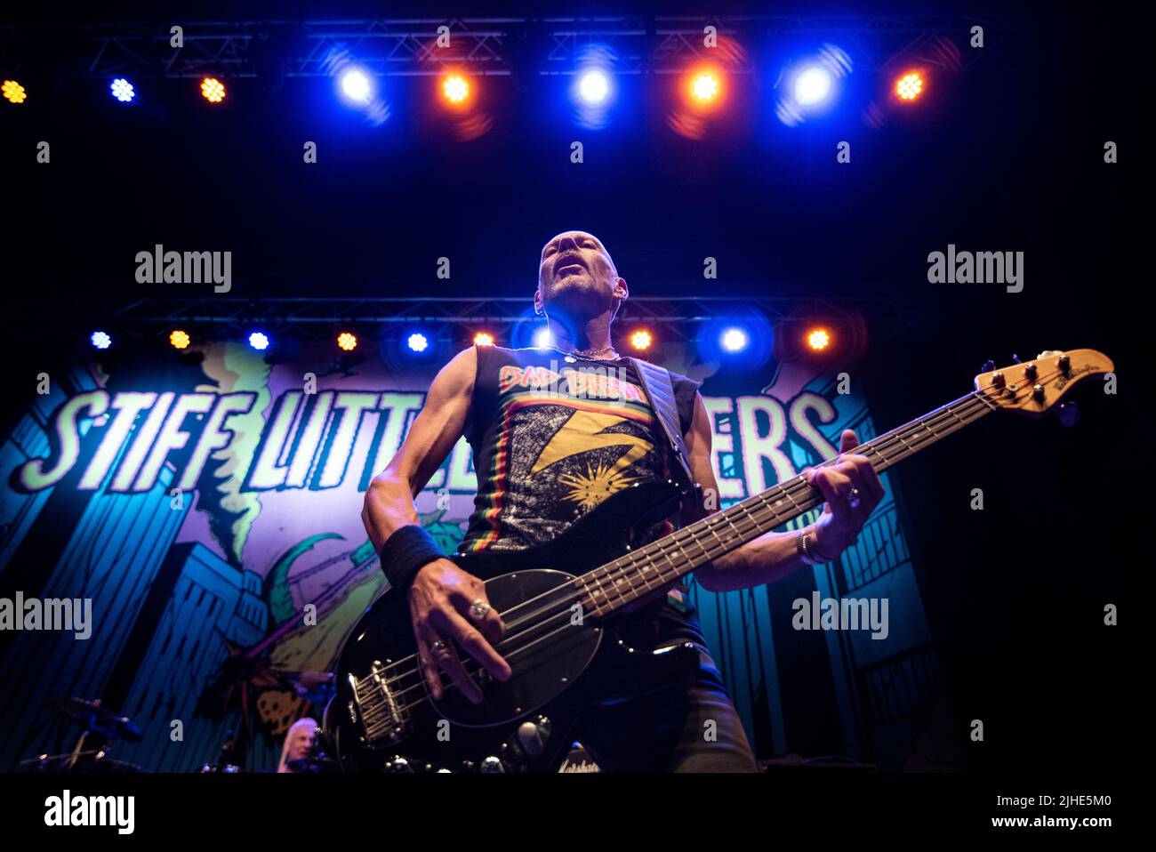 Dita piccole rigide a Parr Hall, Warrington luglio 2022 Foto Stock