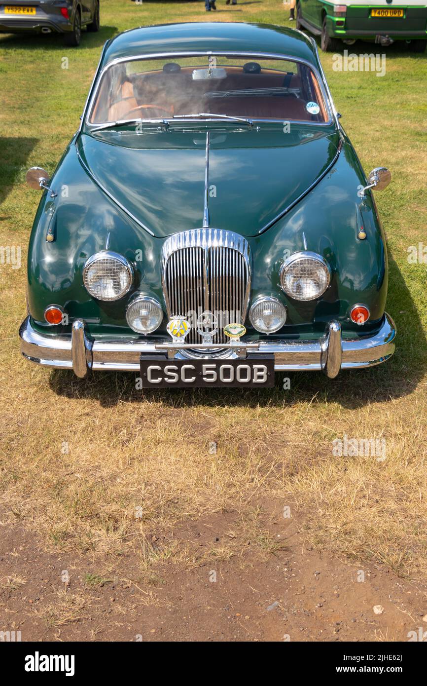 Dark Green vintage classico Daimler Super V8 CSC500B Foto Stock