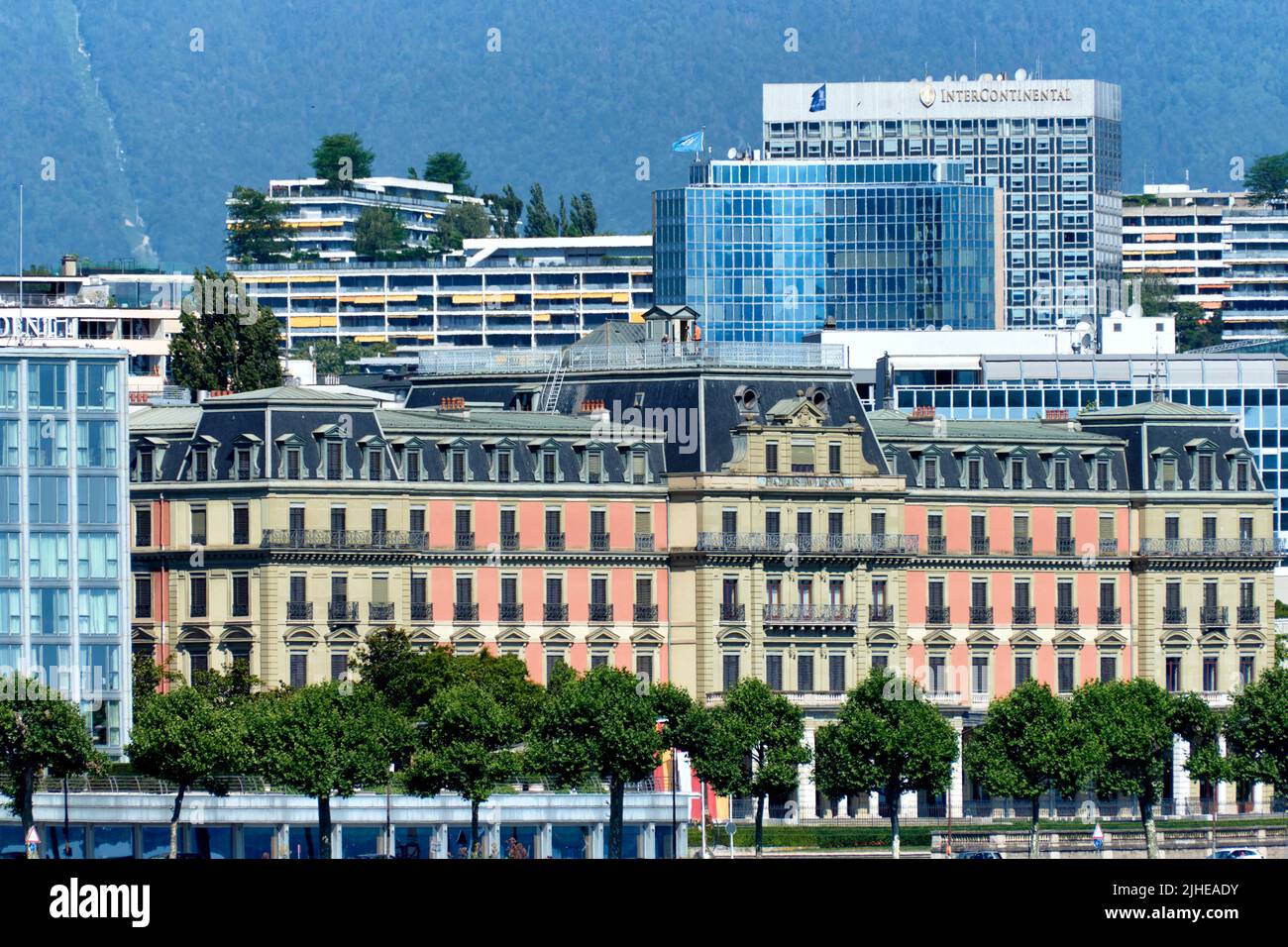 Ufficio dell'Alto Commissariato delle Nazioni Unite per i diritti dell'uomo, OHCHR, Palais Wilson, Ginevra, Svizzera Foto Stock