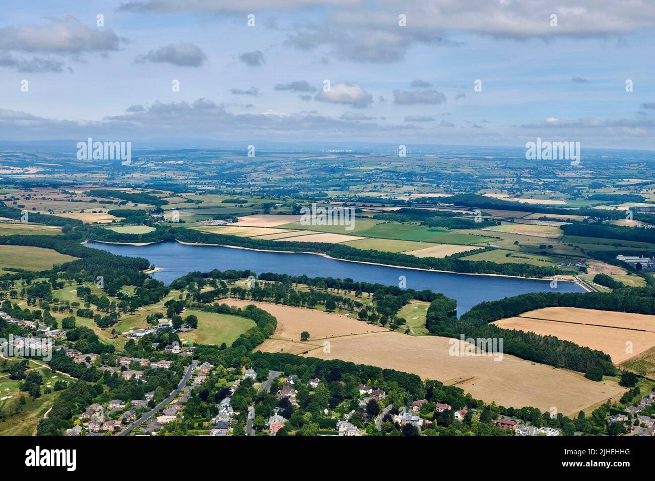 Yorkshire Water Eccup Reservoir, North Leeds, West Yorkshire, Northern England, UK Foto Stock