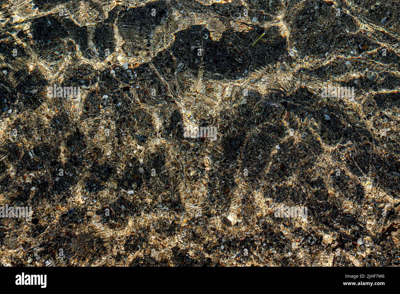 Vista aerea dal mare Foto Stock