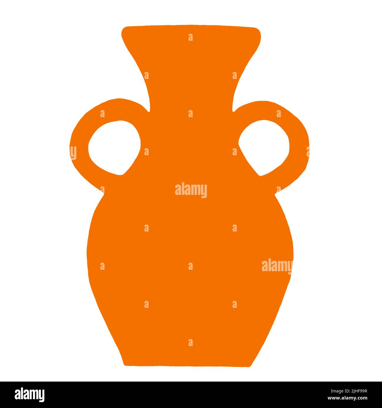 Vaso greco, appartenente al terzo periodo arcaico. Il manico ritorto non è una variazione rara dal libro disegni e istruzioni per la decorazione della ceramica : in imitazione di greco, romano, egiziano, ed altri stili di vasi : Con un elenco illustrato e descrittivo degli argomenti da selezionare, mostrando dove possono essere ottenuti, insieme a tutti gli articoli richiesti per questo studio da S.W. Tilton and Company Data di pubblicazione 1877 Editore Boston : S.W. Tilton & Co. Foto Stock