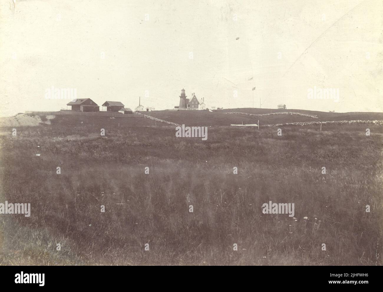 Rhode Island - Block Island. Block Island se Light Station, Rhode Island. Foto Stock