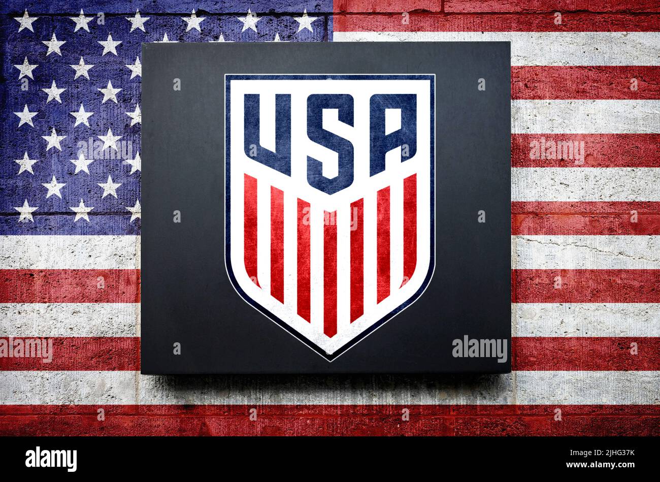 Federazione di Calcio degli Stati Uniti Foto Stock