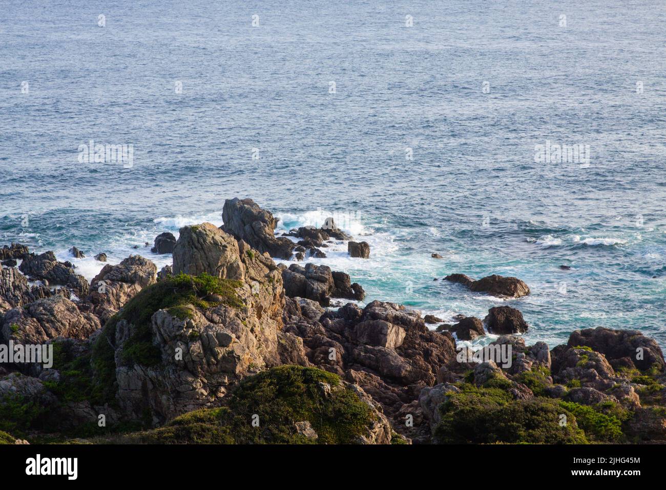 L'oceano nel Kochi Japan è estremamente limpido, si può ottenere potente dal mare e sentirsi tranquilli Foto Stock