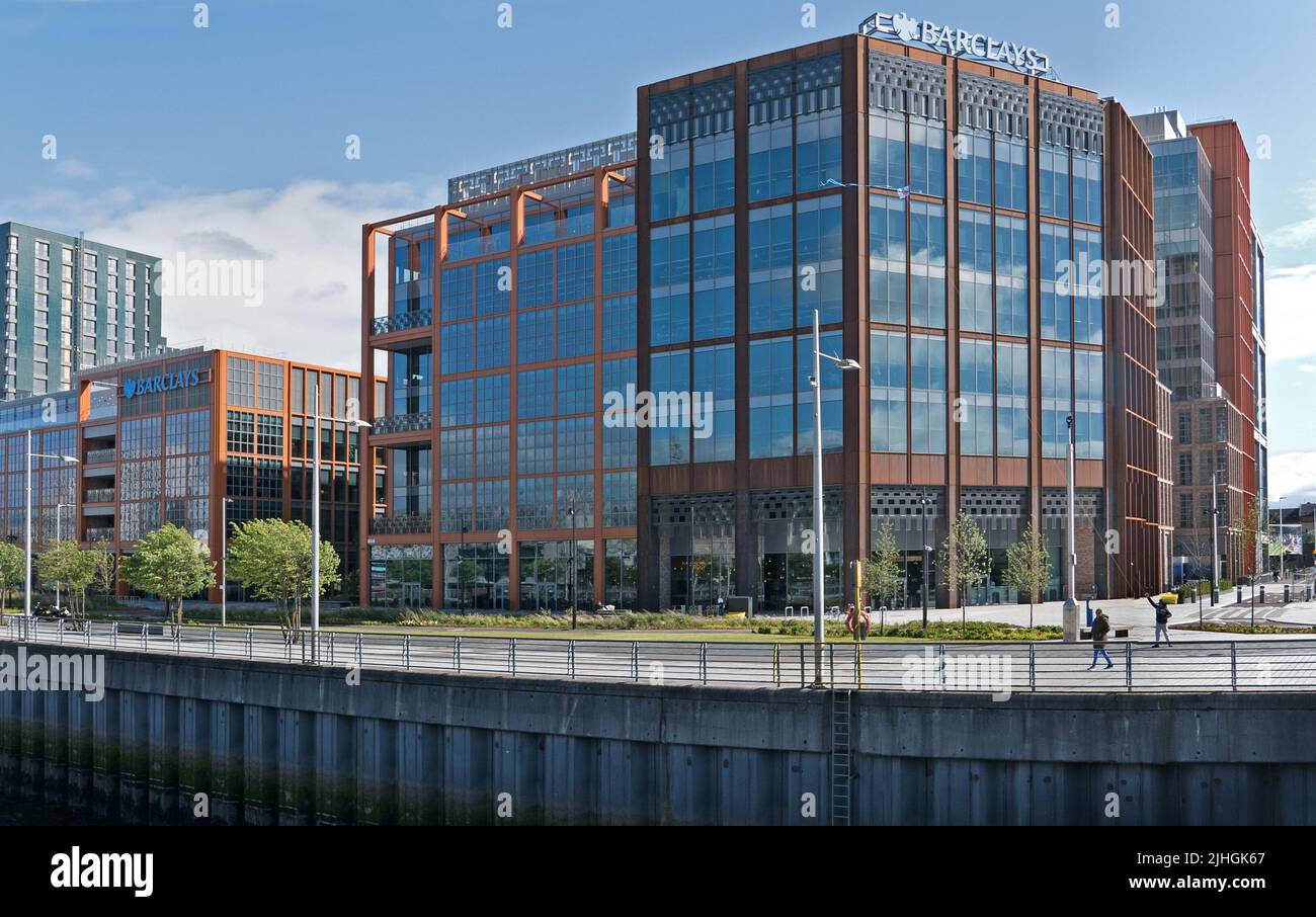 Barclays Bank Campus, Tradeaston, Glasgow Foto Stock