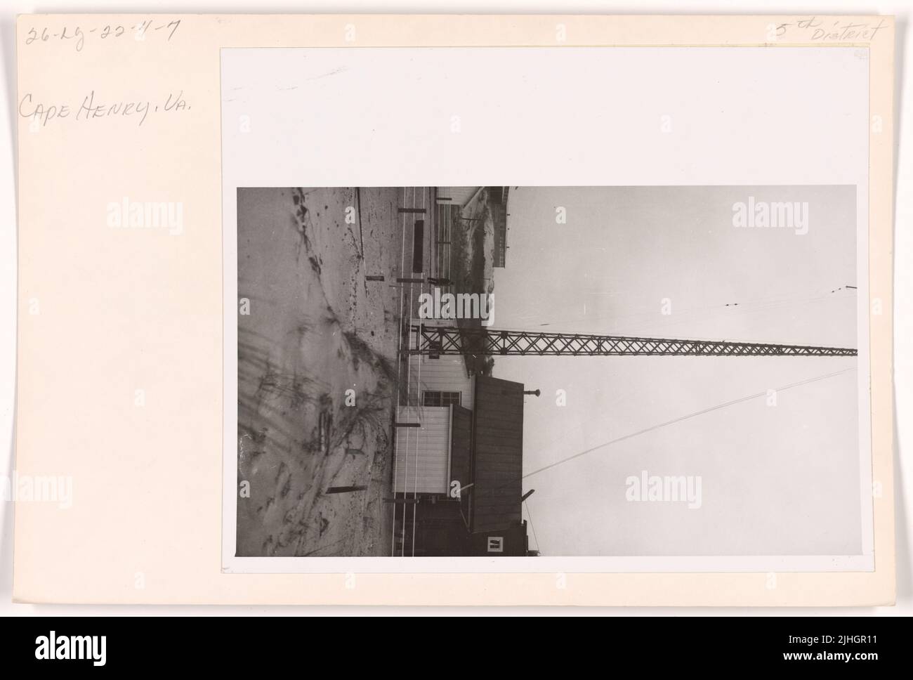 Virginia - Capo Henry. Cape Henry Light Station, Virginia. Foto Stock